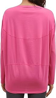 MathCat Long Sleeve Workout Tops for Women Loose Fit,Pima Cotton Athletic Shirt,Wokout Casual Long Sleeve Shirts