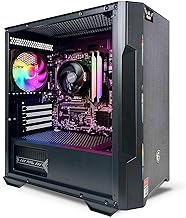 NSXGAMING Nova Desktop Gaming Computer, AMD Ryzen 5 5600G, 16GB DDR4 3600, 512Gb M2 NVME SSD, RGB Fans, Windows 11 Home, 64-bit Ready, 1 Year Warranty, WiFi & Peripherals Gaming Included