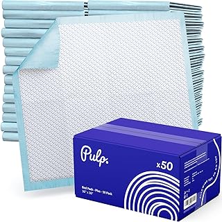 50 x Extra Large 36" x 36" Ultra Absorbent Disposable Incontinence Bed Pads | High Absorbency Waterproof Protective Underpads for Mattress, Sofa & Chair for Babies, Children, Adults, & Elderly & Pets