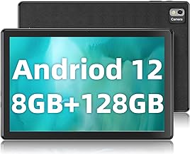 SGIN Tablet, 10 Inch Android 12 Tablets Computer, 8GB RAM 128GB ROM with MTK Octa-Core 2.0Ghz Processor, 1982 * 1200 HD IPS Srceen, 5MP+8MP Camera, WiFi, Bluetooth, 6000mAh