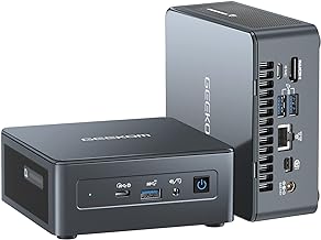 GEEKOM Mini PC Mini IT11, 11th Intel Core i7-11390H (4C/8T, up to 5.0GHz), 32GB DDR4 RAM 1TB M.2 SSD, Windows 11 Mini PC, Support 8K UHD/USB4.0/WiFi 6/BT5.2, Home&Office Mini Desktop Computers