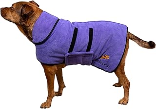 Dog Bathrobe (XL) Great Dog Robe, Dog Hoodie or Dog Towel for Drying Dogs. Absorbent & Quick Drying Dog Bathrobe for Drying Dogs. Perfect Dog Bath Towel or Dog Robes for After Bath
