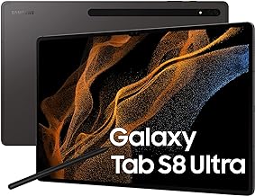 Samung Galaxy Tab S8 Ultra 5G WiFi+LTE Factory Unlocked Tablet SM-X906B 14.6 Inch, 512 GB Internal Memory, 16 GB RAM, Android Tablet Including S Pen EU/UK Model International Version - Graphite