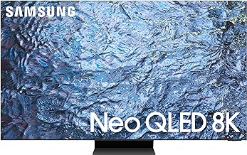 SAMSUNG 85-Inch Class Neo QLED 8K QN900C Series Mini LED Quantum HDR Smart TV with Infinity Screen, Dolby Atmos, Object Tracking Sound Pro, Alexa Built-in (QN85QN900C, 2023 Model),Titan Black
