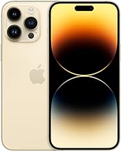 Apple iPhone 14 Pro Max, 128GB, Gold - Unlocked (Renewed)