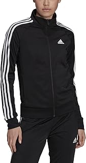 Women's Plus Size Essentials Warm-up Slim 3-Stripes Track Top