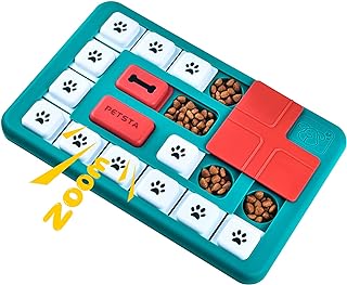 Dog Puzzle Toys, Treat Dispensing Dog Enrichment Toys for IQ Training and Brain Stimulation, Interactive Mentally Stimulating Toys as Gifts for Puppies, Cats, Dogs