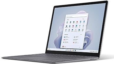 Microsoft Surface Laptop 5 (2022), 13.5" Touch Screen, Thin & Lightweight, Long Battery Life, Fast Intel i5 Processor for Multi-Tasking, 512GB Storage with Windows 11, Platinum