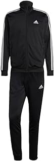 Men's Sportswear Basic 3-stripes Tricot Track Suit, Olive Strata,