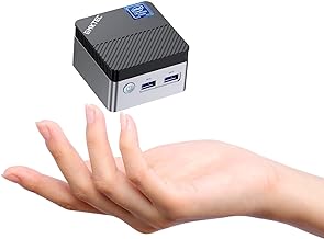 GMKtec Mini PC Windows 11 Pro Intel 11th Gen N5105, 10nm 8GB RAM 128GB SSD M.2 2242 Micro Desktop Computer with Dual HDMI 4K, Dual DDR4, Dual WiFi, Giga, BT4.2& Cooling Fans