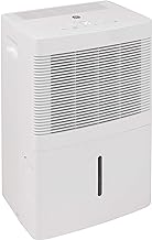 GE APPLIANCES GE Dehumidifier 20 Pint, Ideal for High Humidity Areas, Complete with Empty Bucket Alarm, Clean Filter Alert & LED Digital Controls, White Portable Dehumidifer