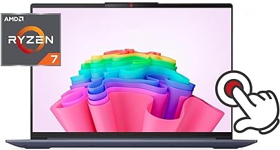 Lenovo IdeaPad Slim 5 16" WUXGA (1920 X 1200) IPS Touch Laptop, AMD Ryzen 7 7730U (8 Core) 2 GHz, 16GB RAM, 512GB PCIe SSD, Backlit Keyboard, Fingerprint Reader, Windows 11, Abyss Blue, EAT Cloth