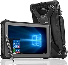 MUNBYN Rugged Tablet IRT05, 10.1 inch Windows 10 Pro Rugged Tablet, 4G LTE, GPS, Water-Proof, 700nit Sunlight Readable Work Tablet, 10000mAh Battery, 4GB RAM/64GB ROM, BT4.2 Wi-Fi for Enterprise Work