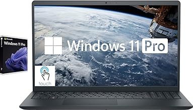 Dell 15.6" Touchscreen 16GB RAM 1TB SSD Inspiron Business Laptop, Windows 11 Pro, AMD Ryzen 5 7530U 6-Core Processor, FHD LED Display, Media Card Reader, HDMI, USB-C, Wi-Fi, Black