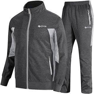 Men's Tracksuits Sweatsuits for Men Set Track Suits 2 Piece Casual Athletic Jogging Warm Up Full Zip Sweat Suits