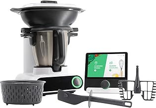Multo By CookingPal, Smart Compact Countertop Multi-Functional Stainless Steel Food Processor Guided Recipes | WiFi Built-In | Chop, Knead, Steam And Cook All-In-One Cooker