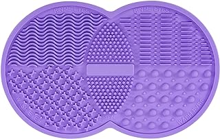 Norate Makeup Brush Cleaner, Makeup Brush Cleaner Mat, Make Up Brush Cleaner Cleanser, Silicone Brush Cleaning Mat, Makeup Cleaner for Makeup Brushes & tools, Stocking Stuffers for Women
