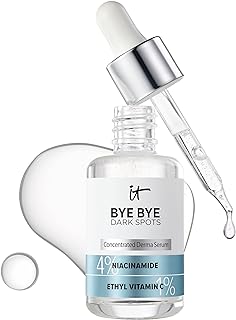 IT Cosmetics Bye Bye Dark Spots 4% Niacinamide Serum - Visibly Reduces Dark Spots & Improves Skin Clarity In 8 Weeks - With 1% Ethyl Vitamin C - For All Skin Types - 1 fl oz