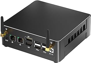 msecore Mini PC with AMD Ryzen 9 5900HX 8 Cores, 64G DDR4 RAM, 2T NVME SSD, Dual LAN, Support 1 * 2.5G, 4K Triple Display, Wi-Fi 6E, Micro Desktop Computer for Bussiness, Daily Use, Windows 11 Pro