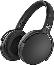 Sennheiser Consumer AudioHD 350BT Black Bluetooth 5.0 Wireless Headphone - 30-Hour Battery Life, USB-C Fast Charging, Virtual Assistant Button, Foldable - Black