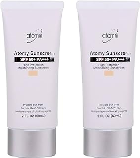 Atomy Sunscreen Suncream Skin Care Uv Sun Protection Beige 2 Pcs 1 Set