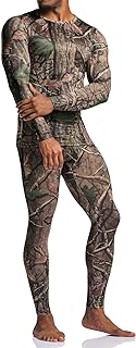 TSLA Men's Thermal Underwear Set, Microfiber Soft Fleece Lined Long Johns, Winter Warm Base Layer Top & Bottom