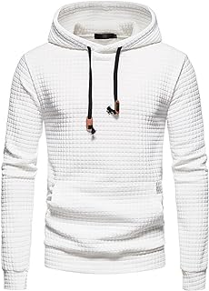 Mens Fashion Hoodies Sweatshirt Casual - Long Sleeve Hooded Sweaters Pullover Winter Clothes for Men