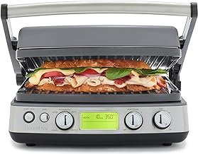 GreenPan Elite 7-in-1 Multi-Function Contact Grill & Griddle, Healthy Ceramic Nonstick Aluminum, Two Sets of Grill & Waffle Plates, Adjustable Shade & Shear, Closed Press/Open Flat Surface, Graphite