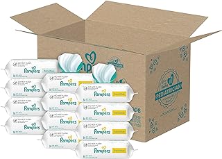 Pampers Sensitive Baby Wipes - Baby Wipes Combo, 1008 Count, Water Based, Hypoallergenic and Unscented (Packaging May Vary)