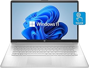 HP Newest 17t Laptop, 17.3'' HD+ Touchscreen, Intel Core i7-1165G7 Processor, 64GB DDR4 RAM, 2TB PCIe SSD, Backlit Keyboard, HDMI, Windows 11 Home, Silver