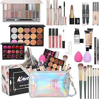 Makeup Sets for Teens Makeup Kit for Women Full Kit Makeup set Makeup Kit Eyeshadow Palette Foundation Mascara Contour Stick Lipgloss Cosmetic Bag Makeup Teenager Gift