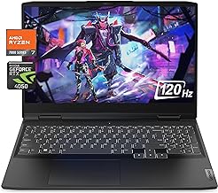Lenovo Ideapad Gaming 3 Laptop 15.6 120Hz, AMD Ryzen 7 7735HS up to 4.75 Ghz, NVIDIA GeForce RTX 4050, 32GB DDR5 1TB SSD, Backlit KB, WiFi 6, USB-C, RJ-45, HDMI, Webcam, Windows 11 +Mousepad, Gray