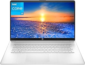 HP 2023 Newest 17 Laptop, 17.3” HD+ Display, Intel Core i3-1125G4 Processor, 16GB RAM, 1TB SSD, Intel UHD Graphics, Wi-Fi, HDMI, Webcam, Long Battery, Windows 11 Home in S Mode, Natural Silver