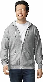 Gildan Fleece Zip Hoodie Sweatshirt, Style G18600