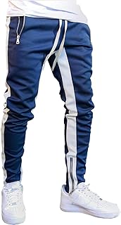 Men's Gym Sport Pants Hip Hop Slim Fit Track Pants Workout Running Athletic Jogger Bottom