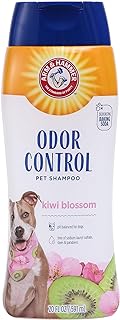 Arm & Hammer Super Deodorizing Shampoo For Dogs - Odor Eliminating Dog Shampoo For Smelly Dogs & Puppies With Arm & Hammer Baking Soda -- Kiwi Blossom Scent, 20 Fl Oz,White