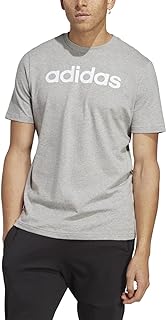 Men's Essentials Single Jersey Linear Embroidered Logo T-Shirt
