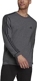 Men's Essentials Fleece 3-Stripes Sweatshirt