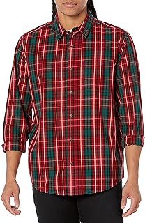 Gymboree Men's Long Sleeve Plaid Fall Button Up Shirt Seasonal