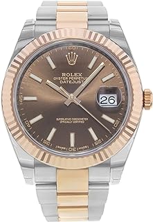 Rolex Men's Datejust II 41mm Chocolate Rose Gold Watch