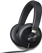 Philips Wired Headphones Studio Monitor & Mixing DJ Stereo Headsets Over Ear Headphones Wired Noise Isolation with High Resolution Audio, Deep Bass and Superior Comfort