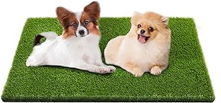 Artificial Grass, Fake Grass Pee Pads for Dogs, Professional Grass Rug Turf for Pet Potty Training, Reusable Dog Pee Grass, Indoor Dog Grass Pads with Drainage Hole and Easy to Clean (23.6x31.5in)