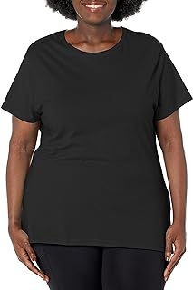 JUST MY SIZE Women's Plus-Size Short Sleeve Crew Neck Tee
