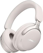 NEW Bose QuietComfort Ultra Wireless Noise Cancelling Headphones with Spatial Audio, Over-the-Ear Headphones with Mic, Up to 24 Hours of Battery Life, White Smoke