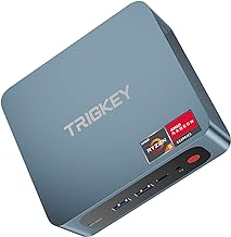 TRIGKEY Mini PC Ryzen 7 8 Core 16 Thread Micro Computer OS Desktop 5800H（Up to 4.4GHz） 16G DDR4+500G NVME SSD Micro PC | 8Core 2000MHz HD Graphics | WiFi-6 | BT 5.2 | HDMI+DP | Type-C | USB 3.2