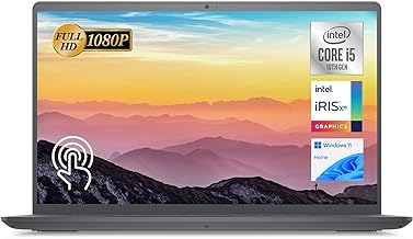 Dell Inspiron 15 3000 Series 3511 Laptop, 15.6" FHD Touchscreen, Intel Core i5-1035G1, 32GB DDR4 RAM, 1TB PCIe SSD, SD Card Reader, Webcam, HDMI, Wi-Fi, Windows 11 Home, Black