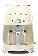 Smeg Retro Style Coffee Maker Machine, 17.3 x 12.8 x 11.3, Cream