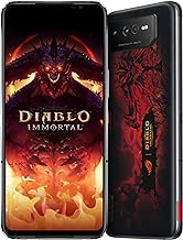 ASUS ROG Phone 6 Diablo Immortal Edition Cell Phone, 6.78” FHD+ 2448x1080 165Hz, 6000mAh Battery, 50MP/13MP/5MP Camera, 12MP Front, 16GB RAM, 512GB Storage, 5G LTE Unlocked Dual SIM, AI2201-16G512G-DB