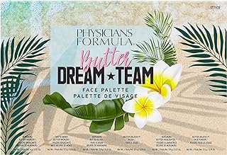 Physicians Formula Butter Dream Team Palette Makeup Gift Set, Bronzer, Blush, Face Powder, Dermatologist Approved