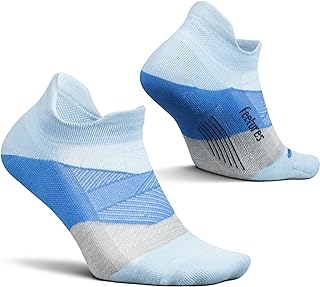 Feetures Elite Ultra Light No Show Tab Solid - Running Socks for Men & Women, Athletic Compression Socks, Moisture Wicking